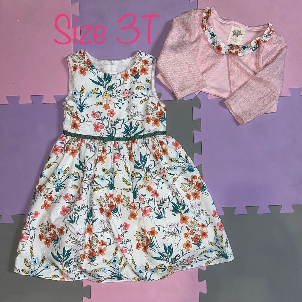 NWOT- BUNDLE OF Laura Ashley Dresses- Size 3T - Picture 2 of 16